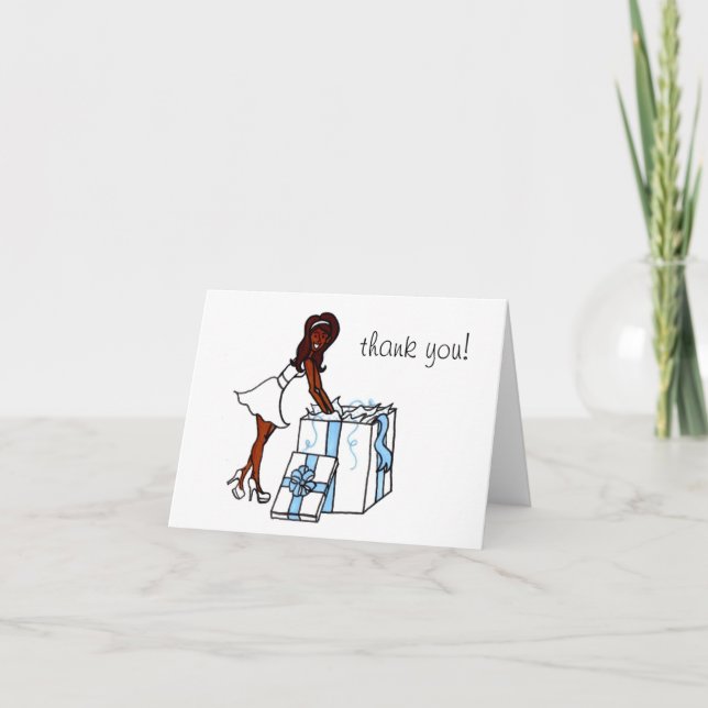 Tack för möhippa (tomt) kort (Framsida)