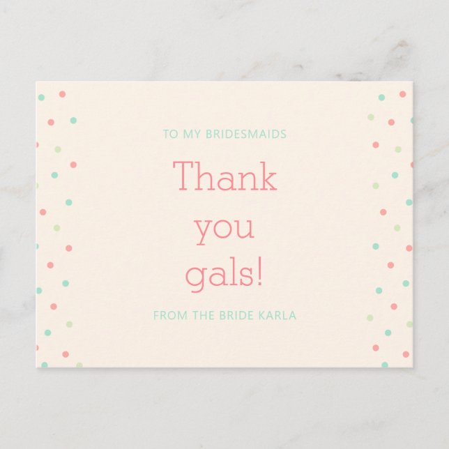 Tack för möhippa vykort (Framsida)