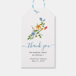 Tack för Möhippan i blomman, Blommigt Presentetikett