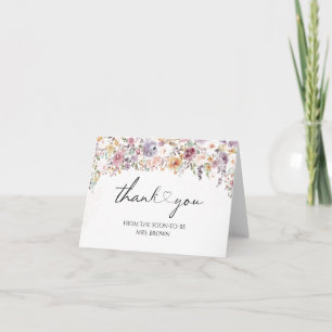 Tack för möhippan Wildblommor Elegant Kort