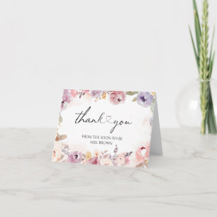 Tack för möhippan Wildblommor Elegant Kort