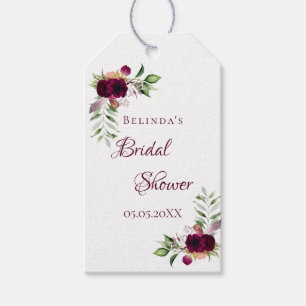 Tack för möhippans blommor. presentetikett
