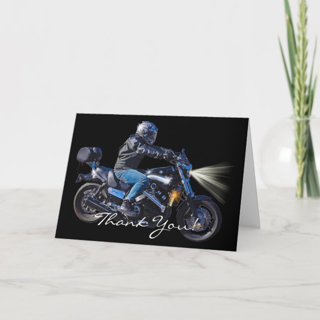Tack för motorcykelns nattliga Biker (Framsida)