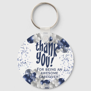 Tack för mottagaravskrivning nyckelring