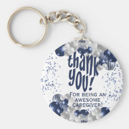 Tack för mottagaravskrivning nyckelring