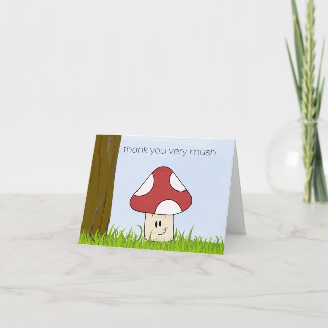 Tack för Mush-kortet Kort (Framsida)
