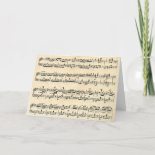 Tack för Music Teacher Kort