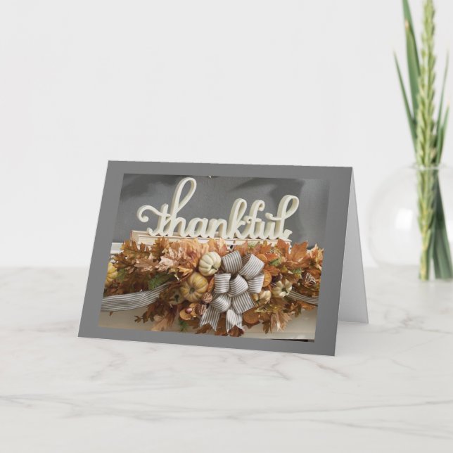 TACK FÖR **MY MOSTER** THANKSGIVING CARD KORT (Framsida)