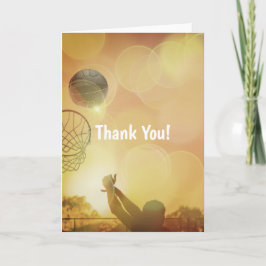 Tack för Netball för målskytt Themed Kort