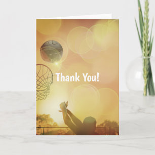 Tack för Netball för målskytt Themed Kort