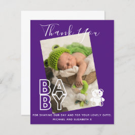 Tack för nyfödd bebis-fotot, tack för din moderna 