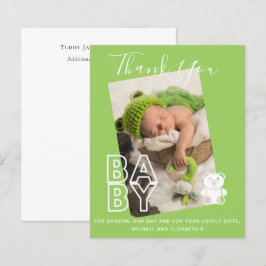 Tack för nyfödd bebis-fotot, tack för din moderna 