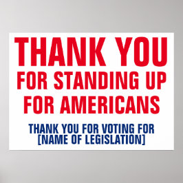 Tack för omröstning om lagstiftningsmall poster