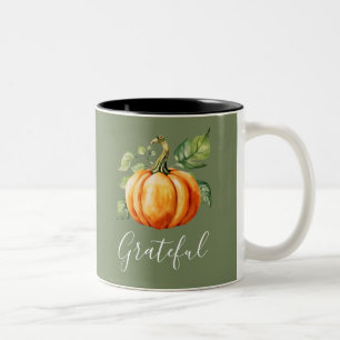 Tack för Orangen Pumpkin Moss Grönt Två-Tonad Mugg