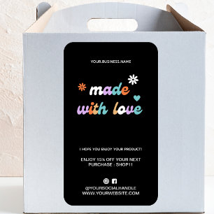 Tack för orderåterkoppling Tillverkad i kärlek Fraktsedel