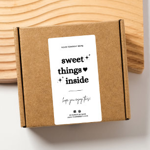 Tack för ordermodern Söt Sak på insidan Fraktsedel