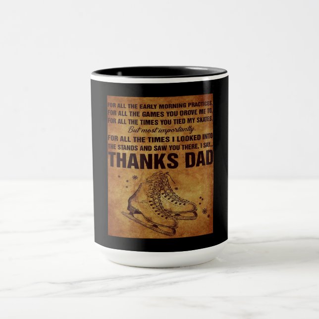 Tack för pappa isskal mugg (Center)