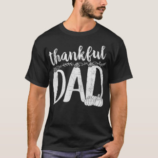 Tack för Pappa Thanksgiving-familjen T Shirt