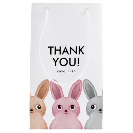 Tack för party-gåvan med söta baby bunnies.