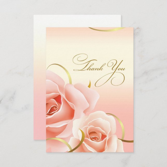 Tack för Party-kort på årsdagen (Fram/baksida)