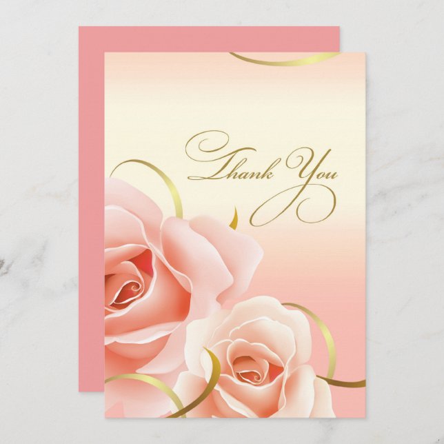 Tack för Party-kort på årsdagen Inbjudningar (Fram/baksida)