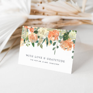 Tack för Personlig av Blommigten Midsommar Peach