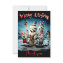 Tack för personligens julkort