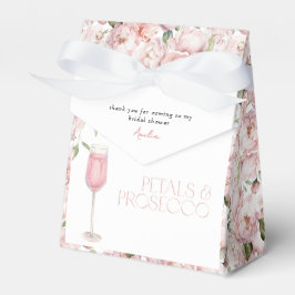 Tack för Petals & Prosecco Rosa Blommigt Shower Presentaskar