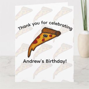 Tack för Pizzafest Kort