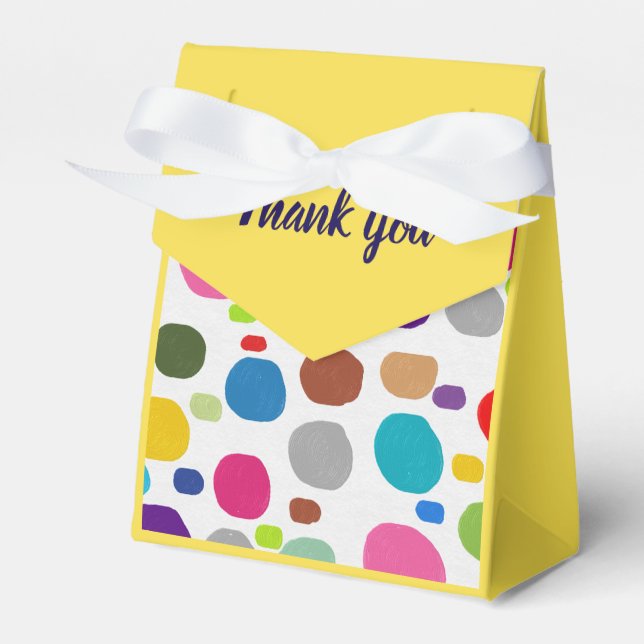 Tack för presentlådan presentaskar (Framsidan Sidan)