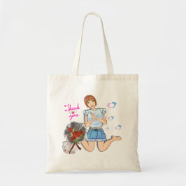 Tack för presentsäcken. tygkasse