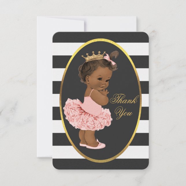 Tack för Princess Göra randig för Tutu gulligt (Framsida)