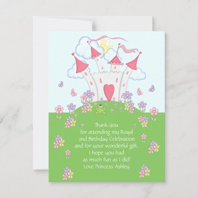 Tack för Princess Rockera sänker kortet Kort (Framsida)