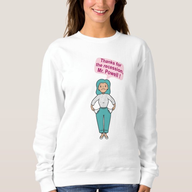 Tack för recessionen, herr Powell T Shirt (Framsida)