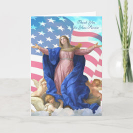 Tack för religiösa för katolik kort