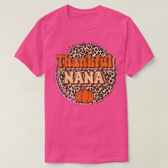 Tack för Retro Thankous Mamma Hej Fall Autumn Vibe T Shirt (Design framsida)