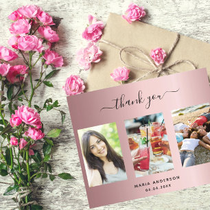tack för rosa för budgetfödelsedagsfoto