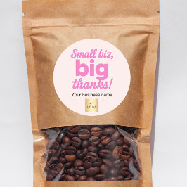 Tack för rosans logotyp runt klistermärke