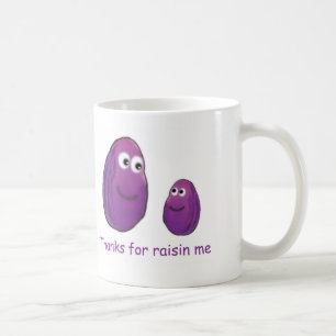 Tack för russin mig kaffemugg