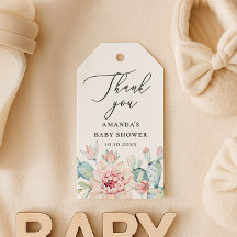 Tack för saftig babyfest | Blommig Kaktus