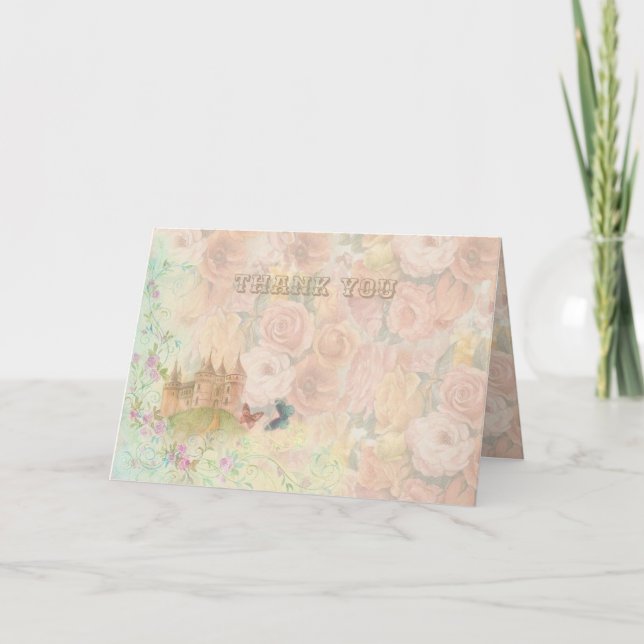 Tack för sagabröllopanpassningsbar kort (Framsida)