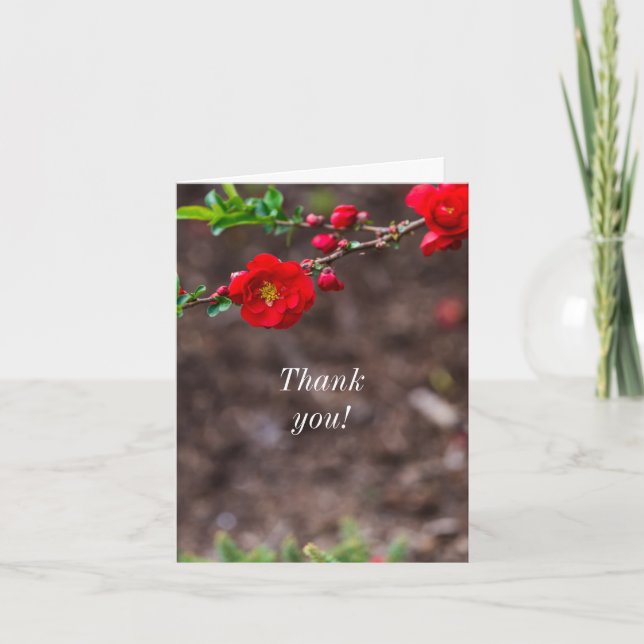 Tack för Scarlet Kort överst (Framsida)