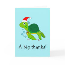 Tack för Sea Turtle i jultomten