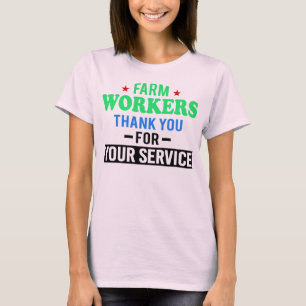 Tack för servergruppsarbetare för tjänsten t shirt