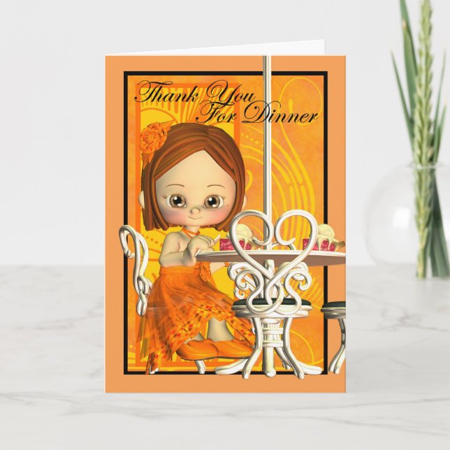 Tack för serverns matningskort kort (Framsida)