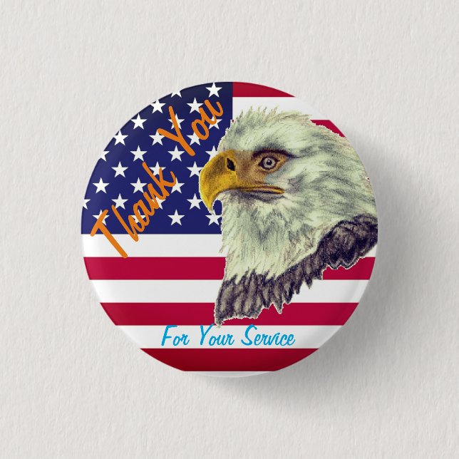 Tack för Service Pin-knappen Knapp (Framsida)