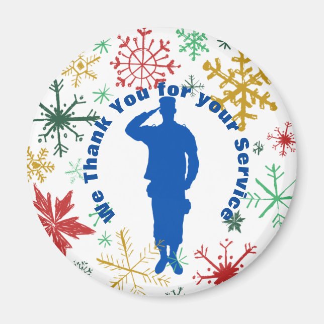 Tack för servicetagneten magnet (Framsidan)