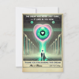 💌 "Tack for Sharing this Dream" Weirdcore Tack Kort