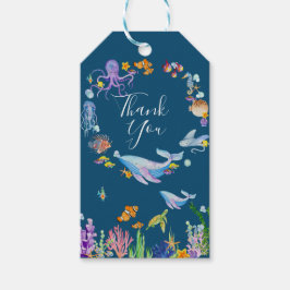 Tack för sjön presentetikett