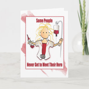 Tack för sjuksköterskan kort